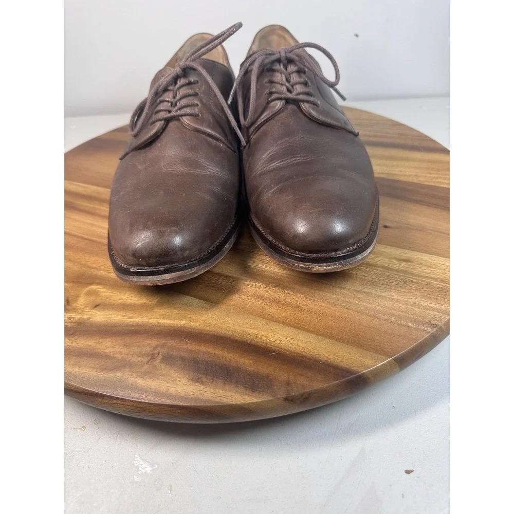 Polo Ralph Lauren Mollington Brown Leather Lace Up Shoes‎ Mens Size 11.5